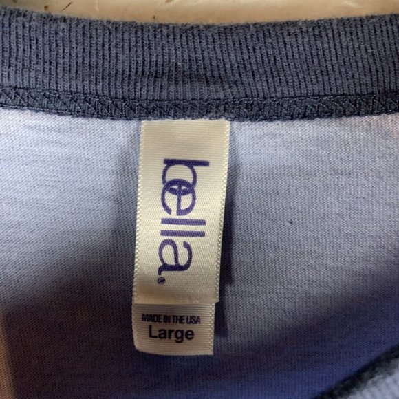 BMW Performance Driving Bella T-Shirt Womens Large Blue‎ Cotton Crew Neck 7462 - Picture 4 of 8